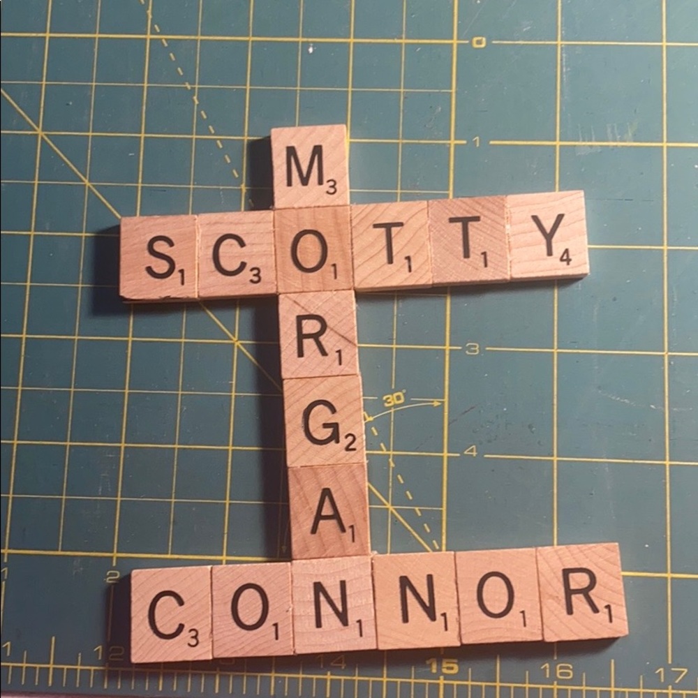 Custom scrabble tiles